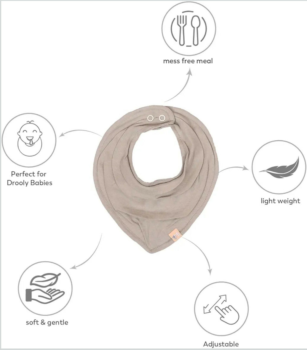 MI ARCUS Feeding, Drool Bibs for Baby Boys, Girls, Newborns(pack of 5)