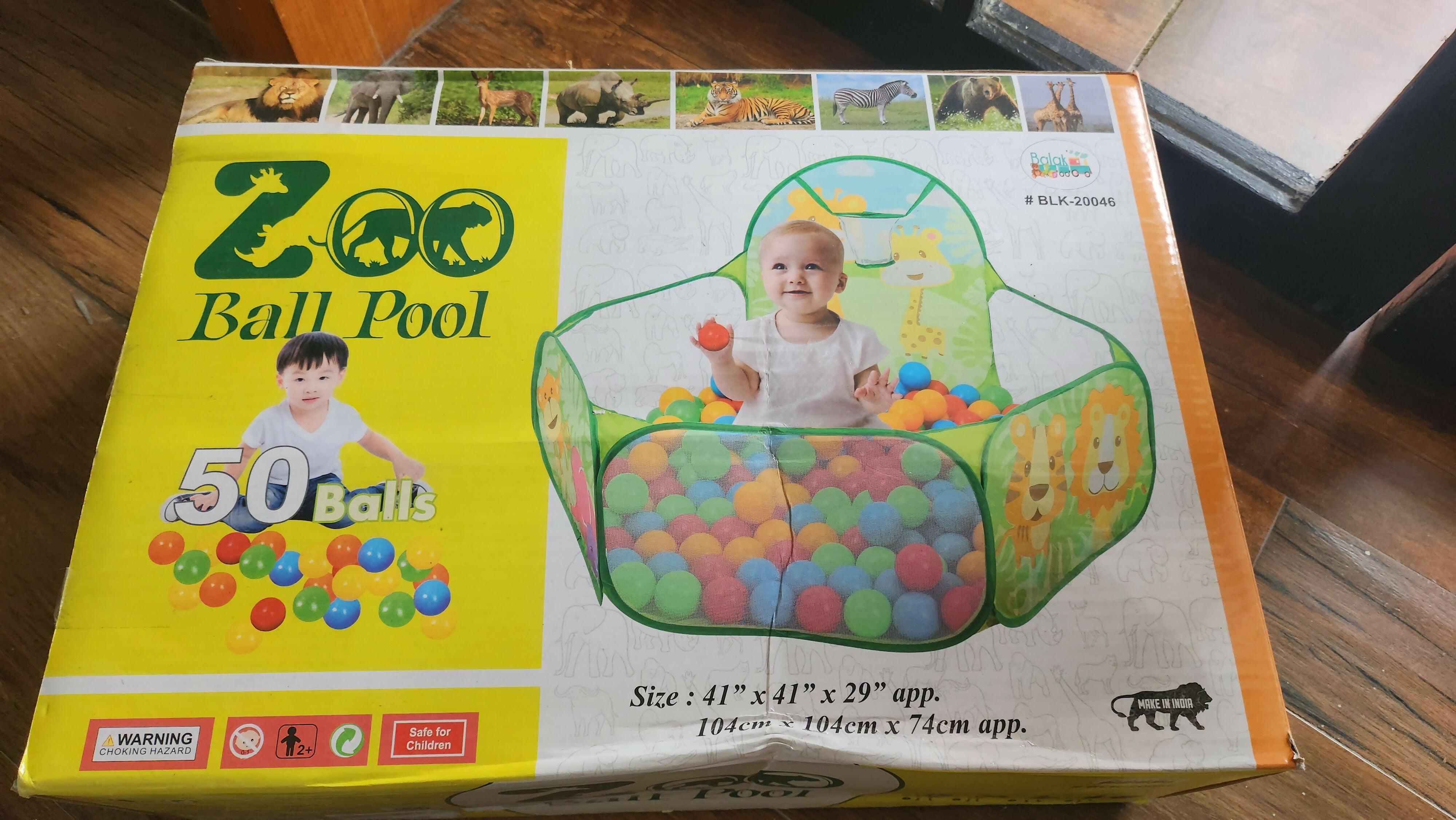 FUNBLAST Ball pool/PlayGround Tent house -50 balls