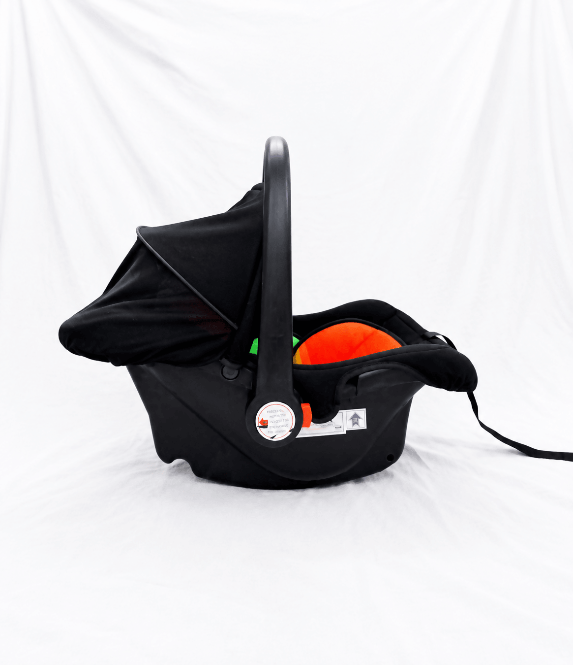 R for Rabbit Picaboo 4 in 1 infant car seat carrier (0–13 kg) with cushioned seating, secure safety harness, carry handle, and multi-functional design for safe newborn and infant travel.