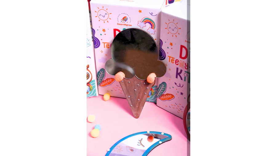 ilearnngrow Teeny Tiny DIY Mirror Set of Three