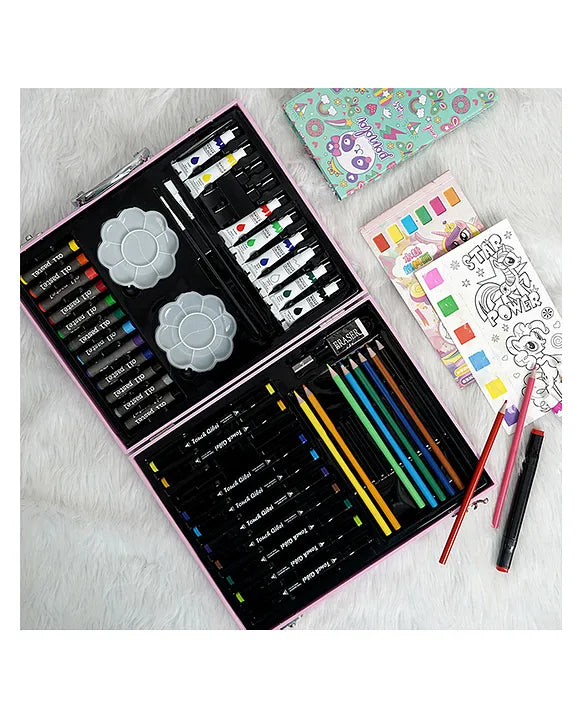 I LEARNNGROW 67 Pieces Colouring Set- Unicorn