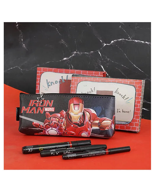 I LEARNN GROW Pencil Box Zipper Pouches - Iron Man