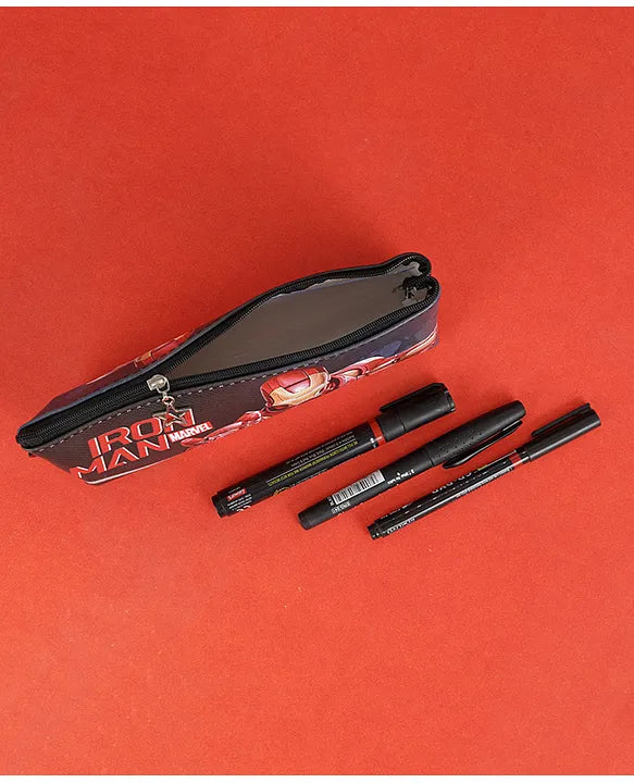 I LEARNN GROW Pencil Box Zipper Pouches - Iron Man