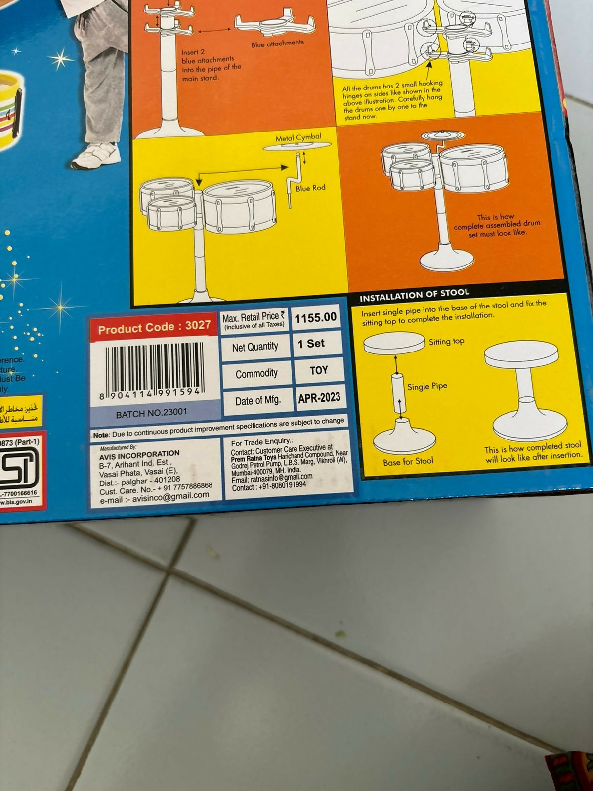 JAZZ Drum Set & Little Architect Combo – Musical & Creative Building Play Set for Kids