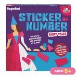 BeginBird Sticker by Number Fairy Tales kit packaging with a fairy design.