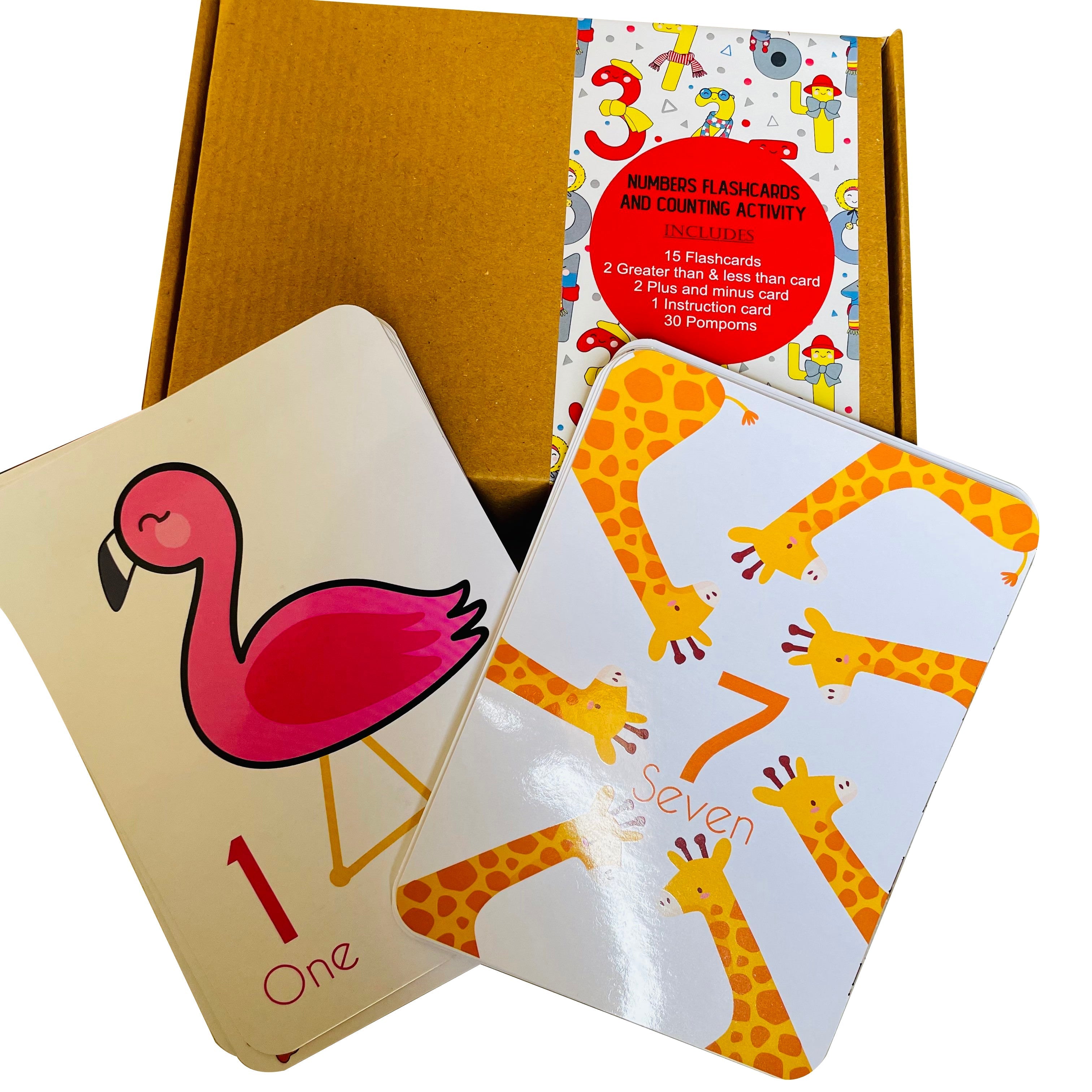 ZOOPLAY Number Flashcards and Counting Activity