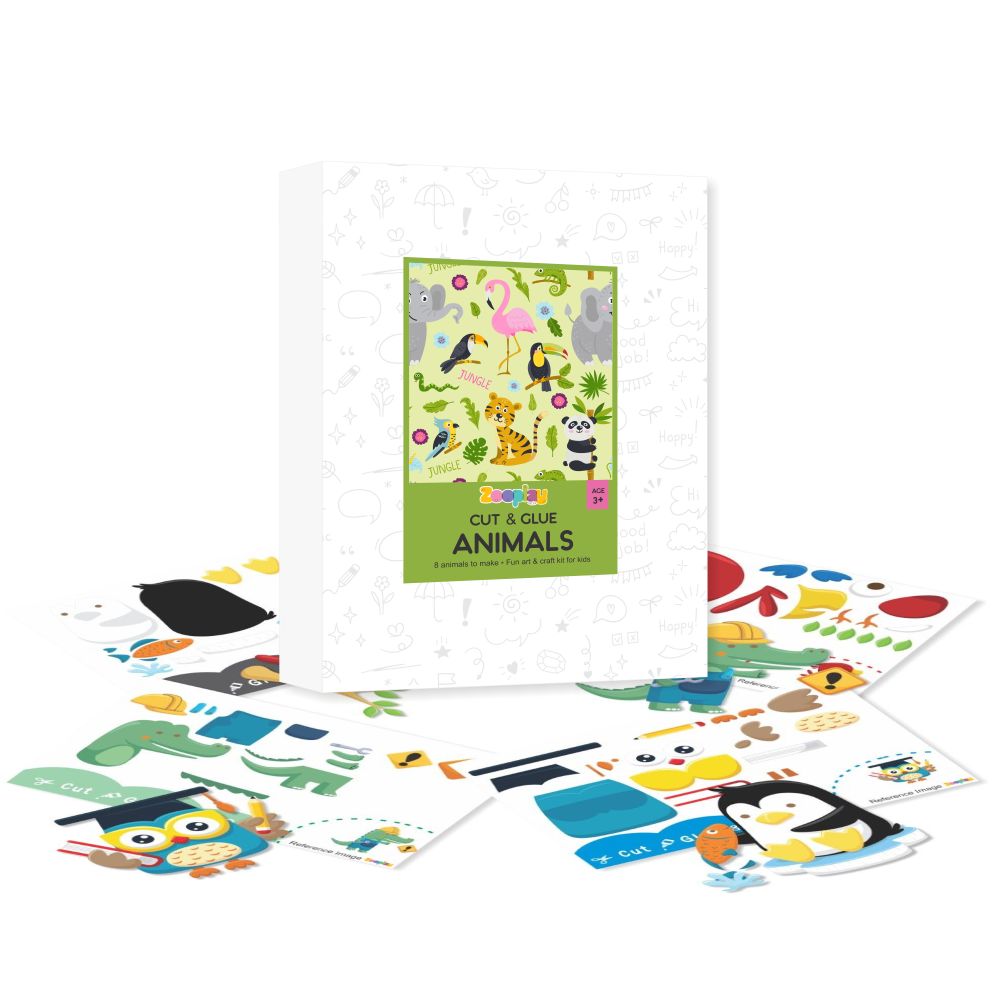 ZOOPLAY Cut & Glue Activity