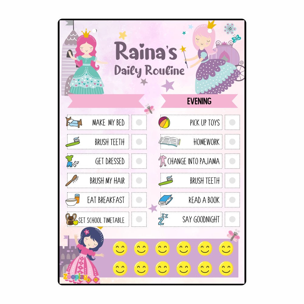 ZOOPLAY Daily Reward Chart Personalised