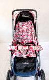 LUVLAP Starshine Baby Stroller Foldable Reclining Travel Pram With Canopy