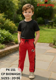 Everyday Boys Biowash Comfort Track Trousers – Red