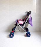 STAR & DAISY Sunrise Reversible Baby Stroller Pram With Mosquito Net