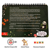 The activities help improve motor skills, cognitive skills, basic literacy, and memorization.