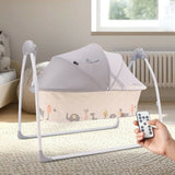 R FOR RABBIT Lullabies Automatic Baby Cradle (Cream)
