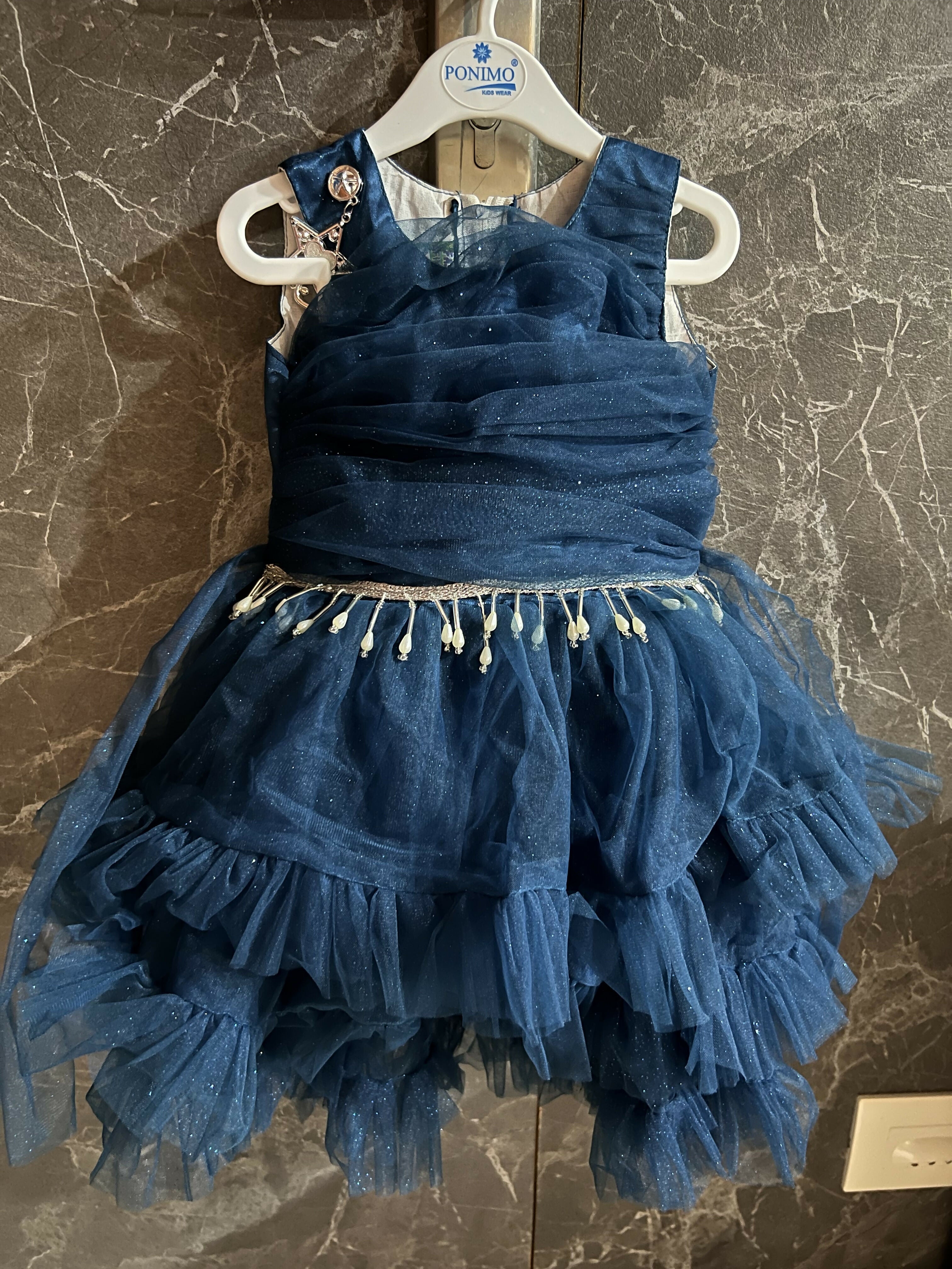 Fancy Frock(Dark Blue )