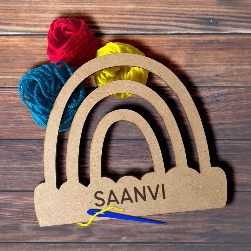 ZOOPLAY DIY Rainbow Yarn Craft Kit - Personalised