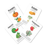 ZOOPLAY Fruits and Vegetables Flashcards