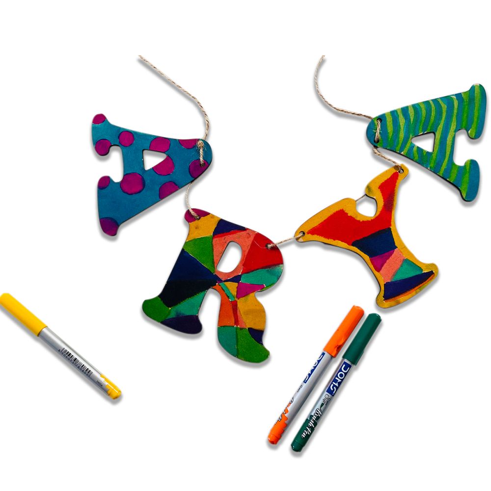 ZOOPLAY DIY Name Bunting Activity