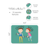 ZOOPLAY Opposites Flash Cards- Pack of 32
