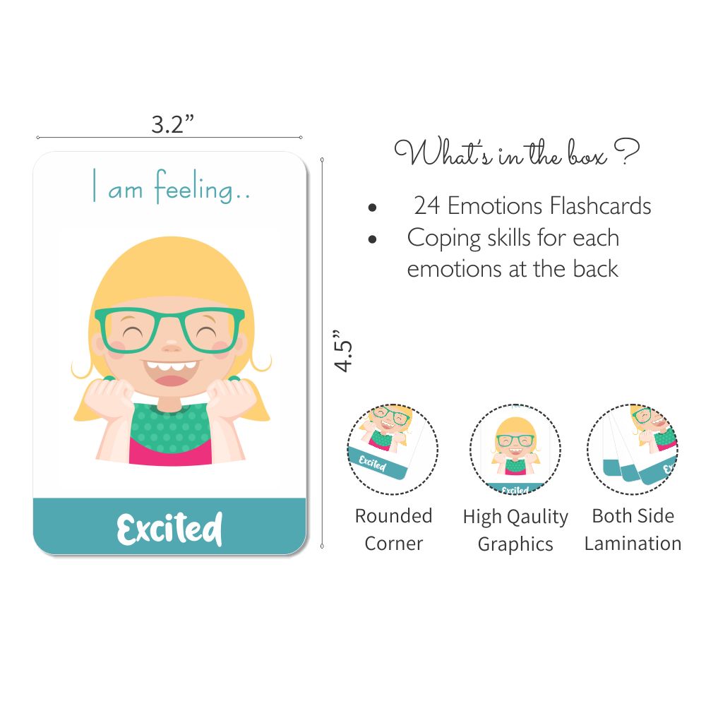 ZOOPLAY Emotions Flash Cards
