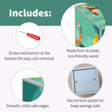 My Money Box Personalised - Jungle Treasure (Piggy Bank)