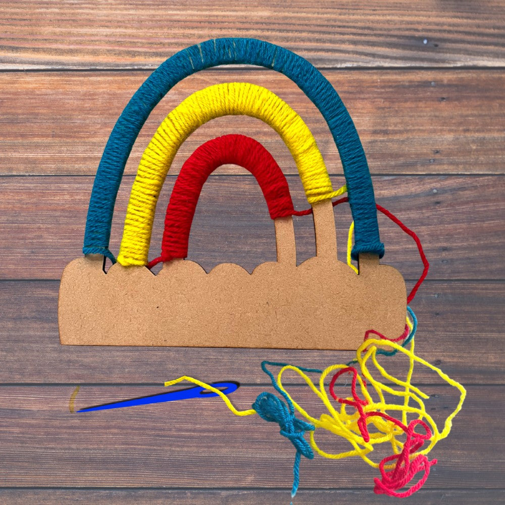 ZOOPLAY DIY Rainbow Yarn Craft Kit