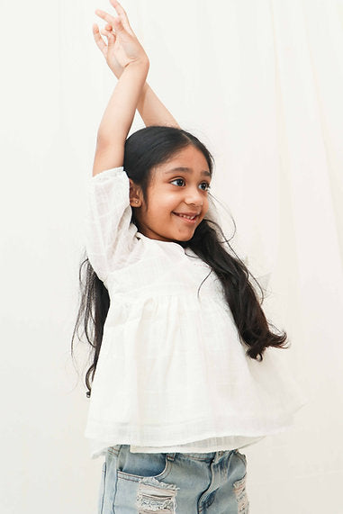 Discover the 100% cotton white angrakha top, featuring soft, breathable fabric and intricate detailing for a stylish and comfortable look, perfect for any occasion.