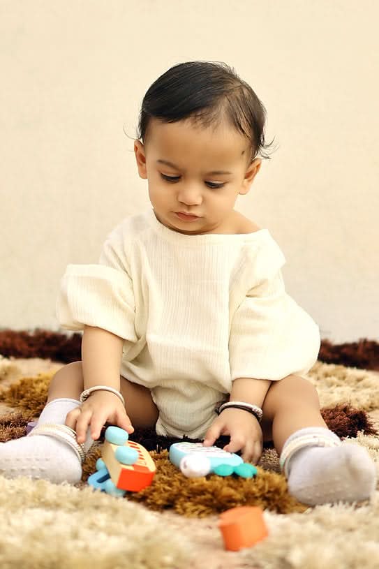Shop now for comfortable 100% cotton rompers for babies and toddlers, perfect for all-day wear!