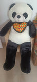 Hug'n'Feel® 5 Feet Big Teddy Panda with Heart – Soft, Cuddly Giant Panda Plush Toy for Gifting and Cuddles!