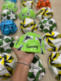 Customized size 5 football with child’s name printed, available in random colors with theme-based personalization options.