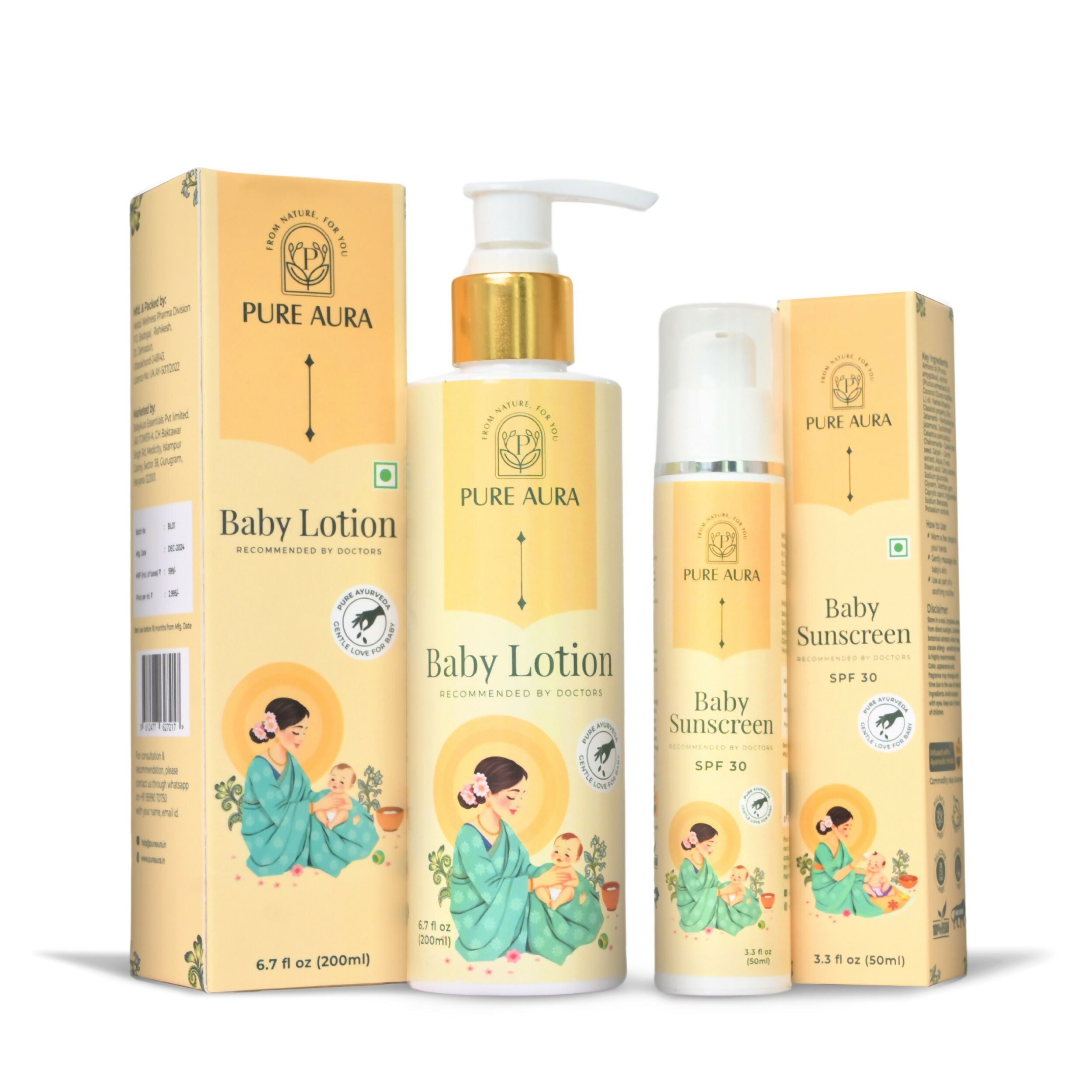 PURE AURA Baby’s Sunshine Shield Duo