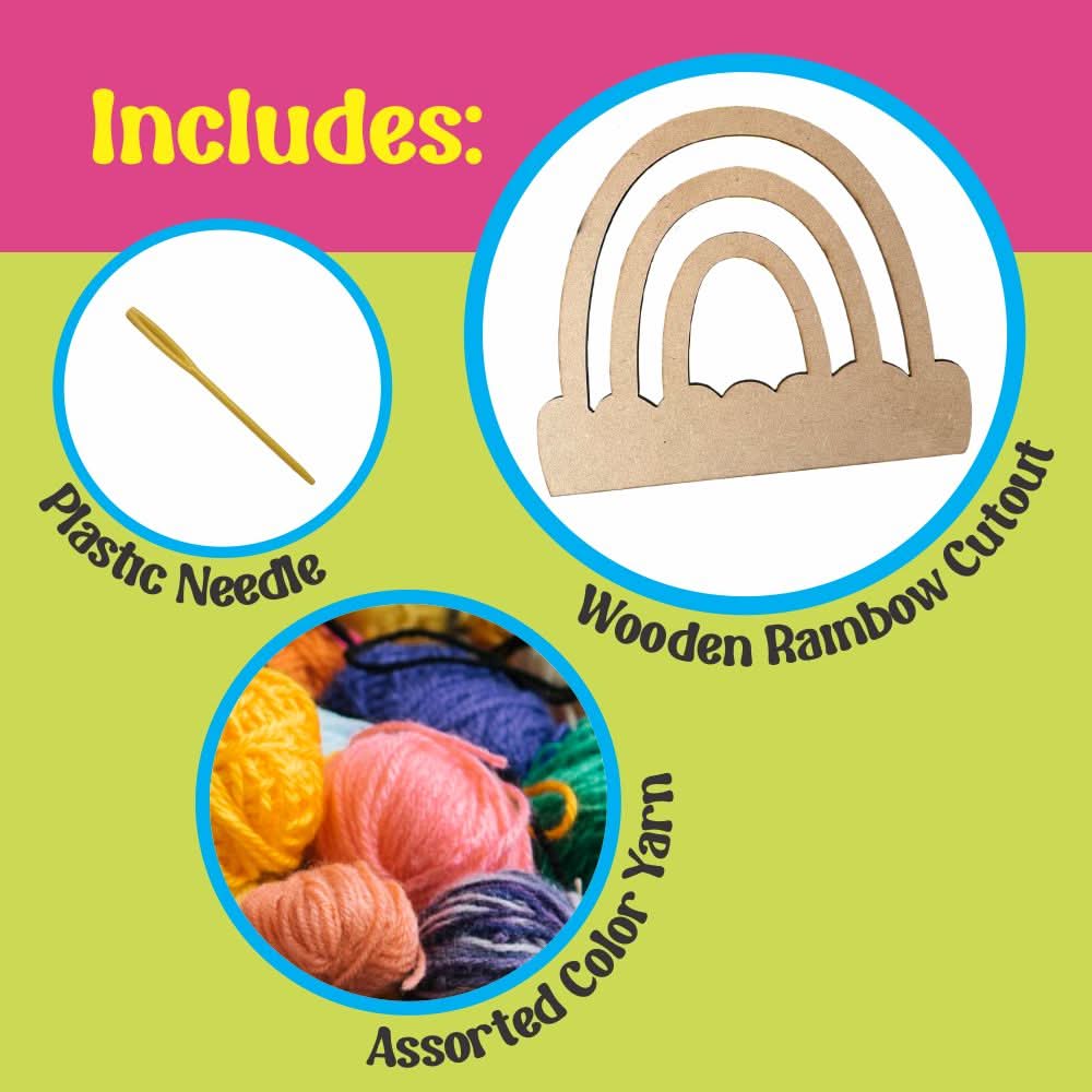 ZOOPLAY DIY Rainbow Yarn Craft Kit