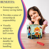 My Money Box Personalised - Girl Power Savings (Piggy Bank)