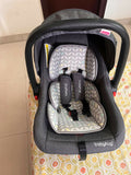 Car Seat Cum Carry Cot With Rocking Base