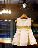 Traditional Kerala Style Frock/Dress for Kids - Beautifully Crafted Ethnic Wear for Girls, Ideal for Festive Celebrations.