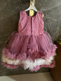 Fancy Frock(Dark Pink) for Baby Girl