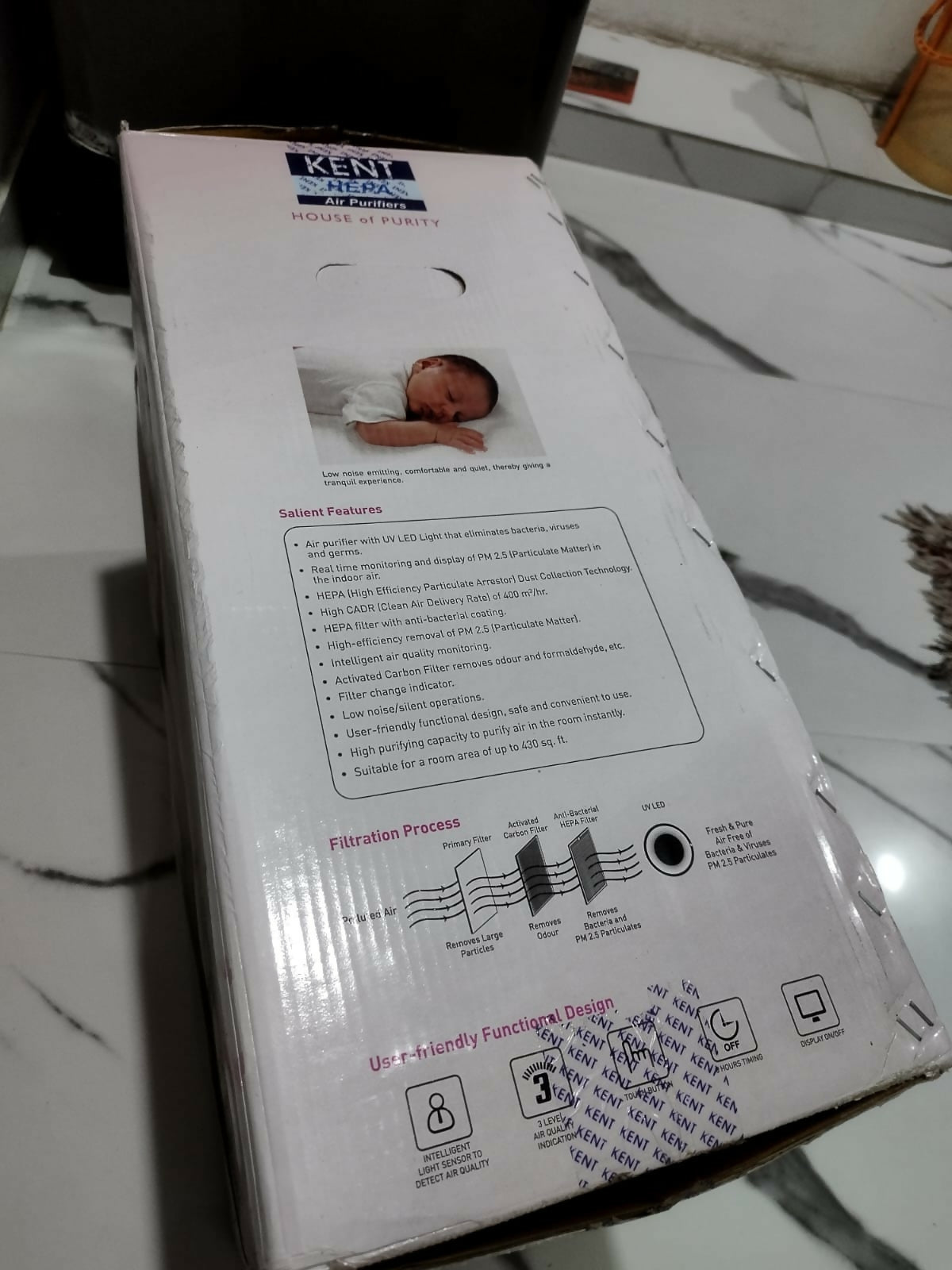 Kent air purifier box