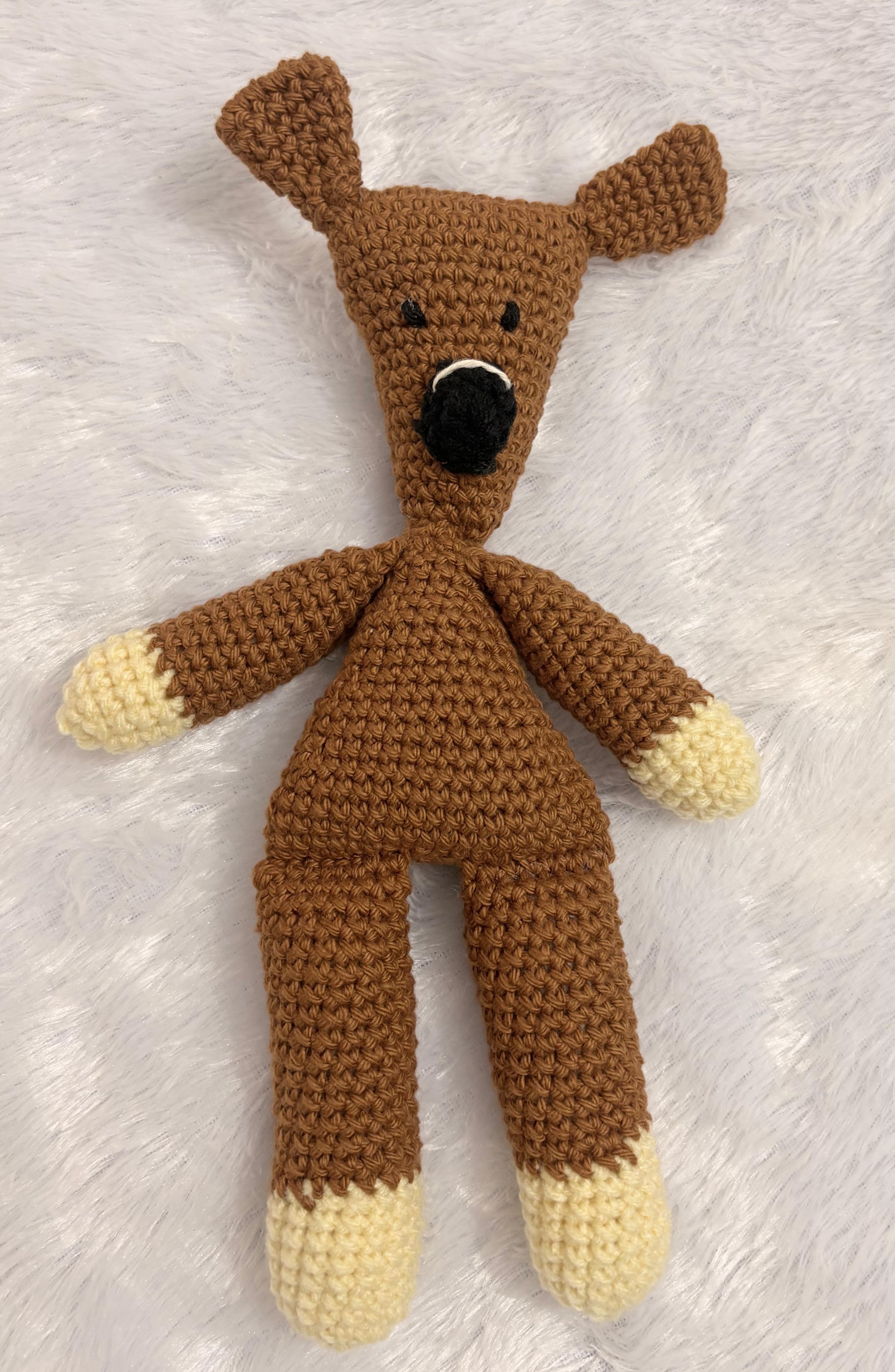 Crochet Mr.Bean teddy / Crochet soft toy for babies