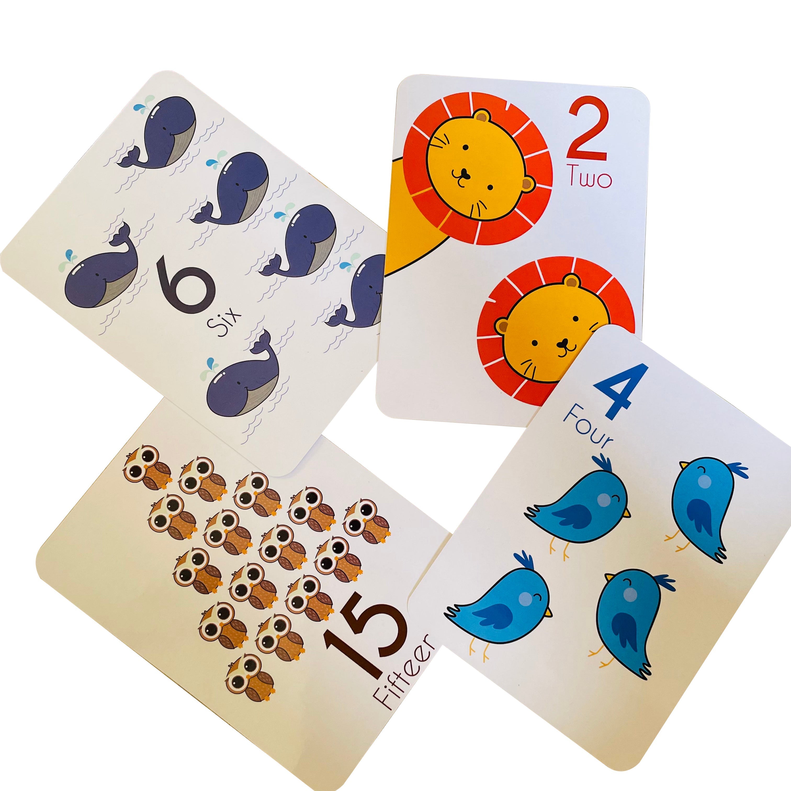 ZOOPLAY Number Flashcards and Counting Activity