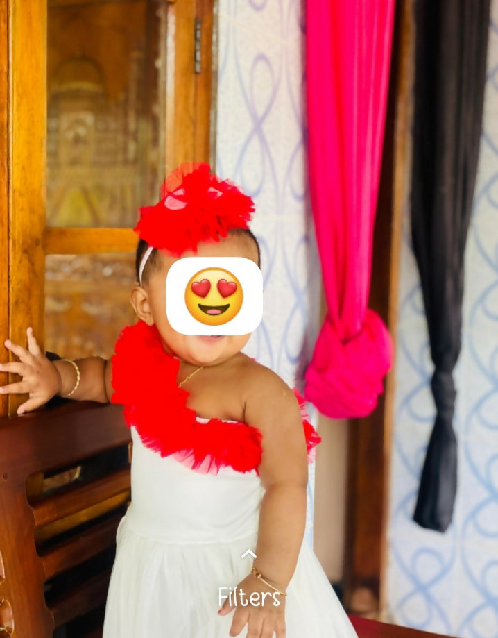 Red and white outfit/dress