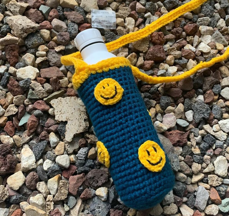 Buy Crochet Handmade Bottle Covers – cozy, cute protection for bottles.