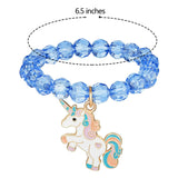 Made of premium quality crystal beads and steel, the bracelets are light in weight, safe to wear, and not easy to fade, break, or wear off.
