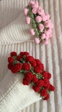 Crochet Rose Blanket/ Crochet Baby Blanket/ Handmade Flower Banket
