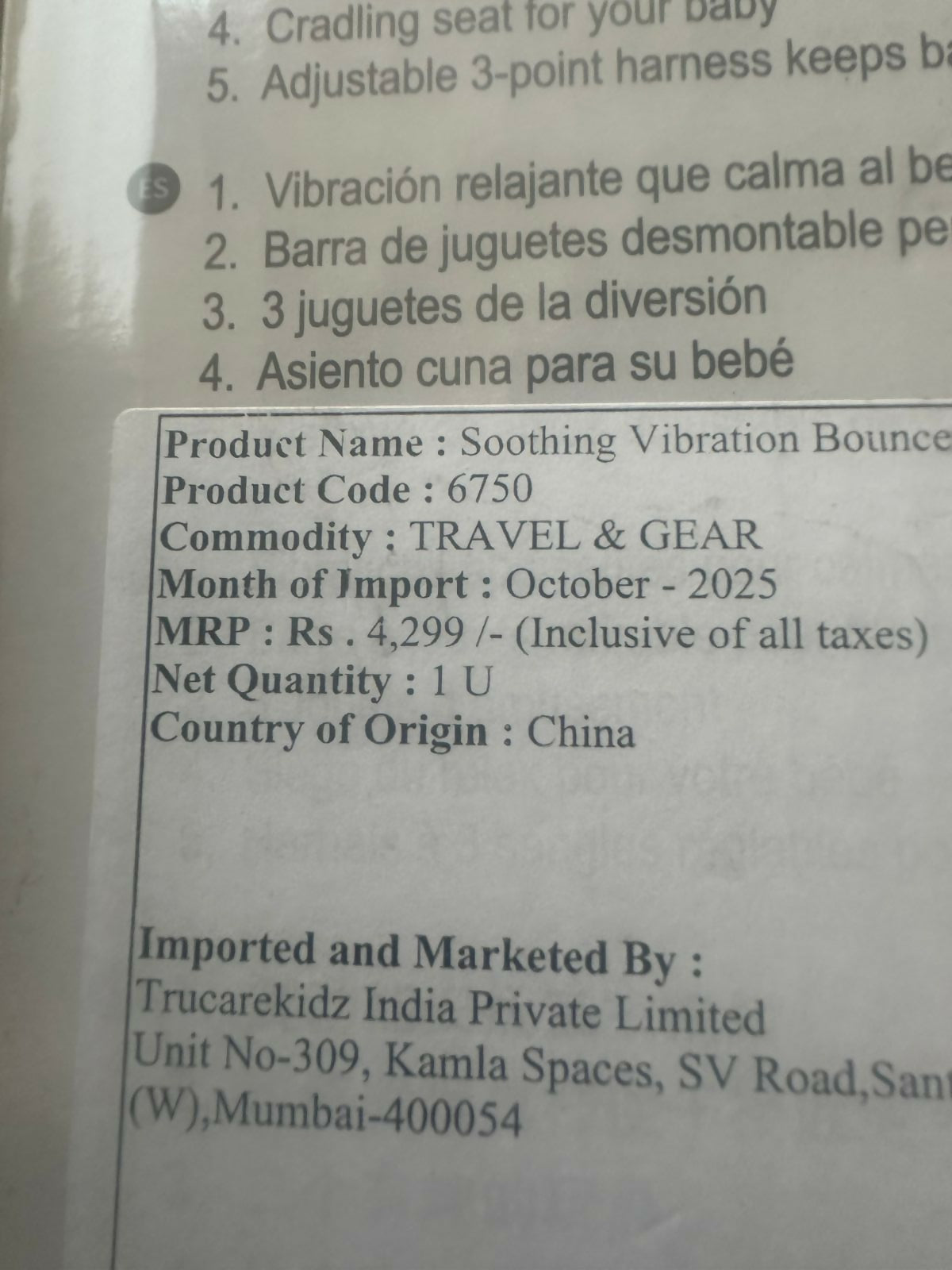 MASTELA Rocker/Bouncer