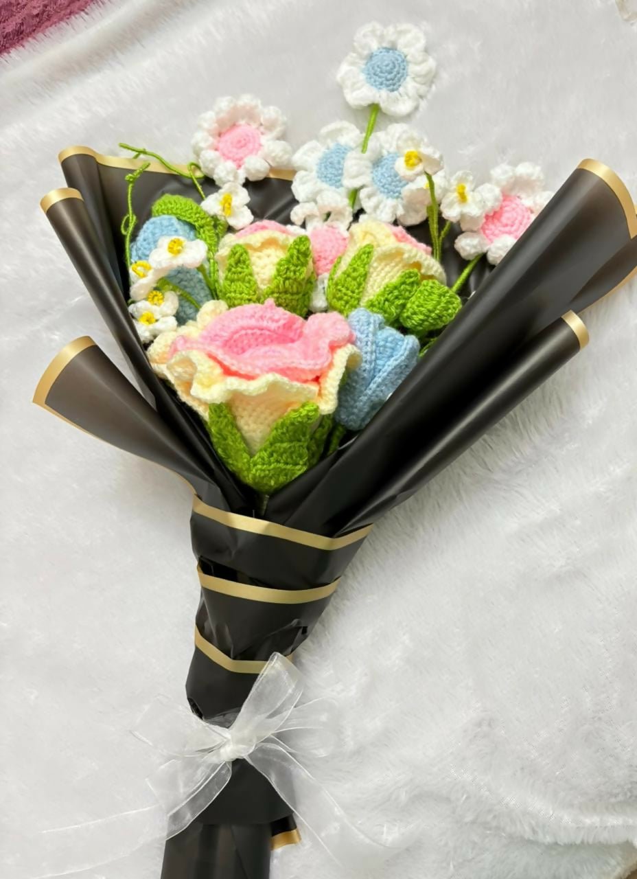 Crochet Flower Bouquet