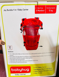 Red baby carrier - 'babyhug'