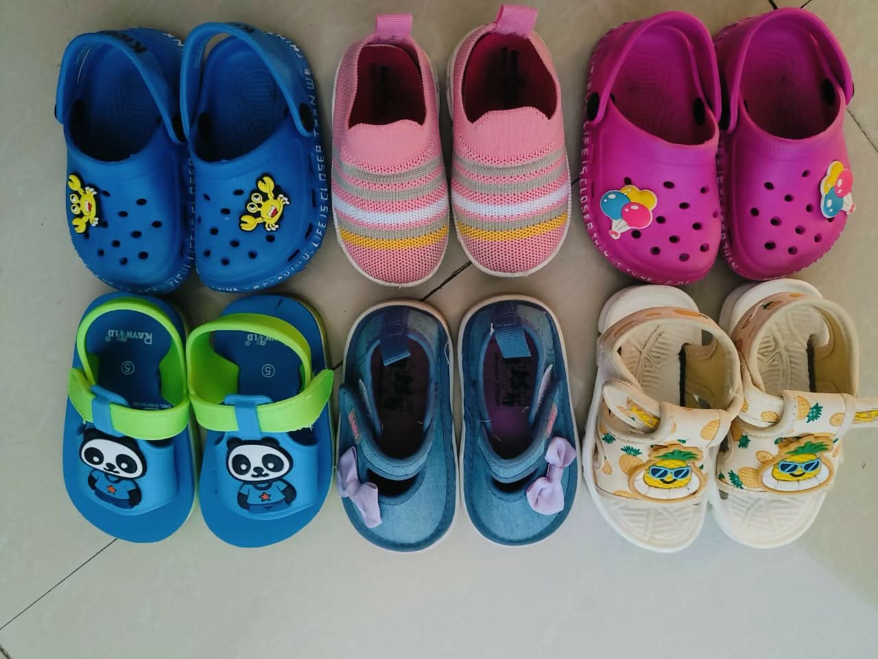 Set of 6 Footwear – A Perfect Mix of Local & Branded Comfort!