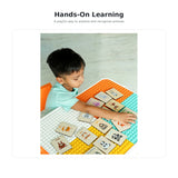 iLearnNGrow Wooden Animal Matching and Memory Card Game with colourful animal cards and a convenient storage box, designed to encourage memory, matching, observation and concentration skills through engaging play.