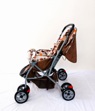 BABYHUG Cosy Cosmo baby stroller with reclining seat, foldable pram design, safety harness, smooth wheels, adjustable canopy, and comfortable travel support from newborn to tod