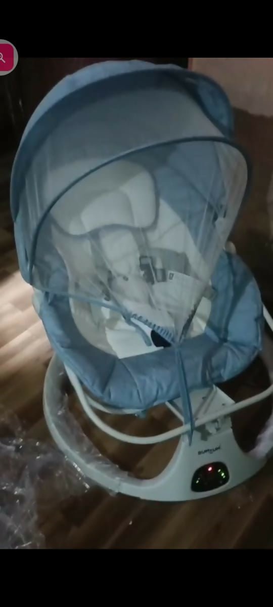 "BUMTUM Electric Jhula automatic baby swing cradle for infants and newborns"