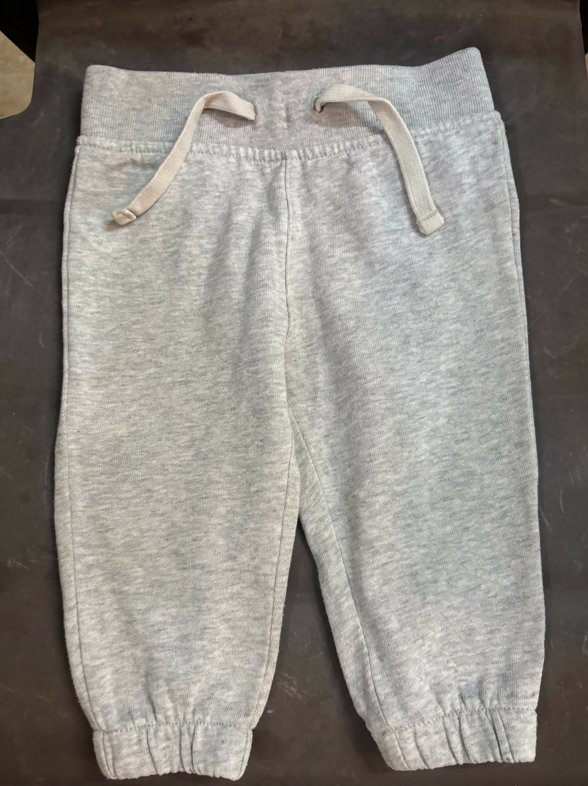 BABY GAP marl grey sweatshirt and joggers set featuring soft comfortable fabric, coordinated design, relaxed fit, and everyday style for playtime, outings, and casual wear.